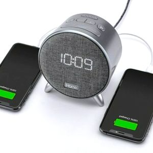 iHome iBT235 POWERCLOCK  Bluetooth Alarm w/ Dual USB charging & Ambient Light